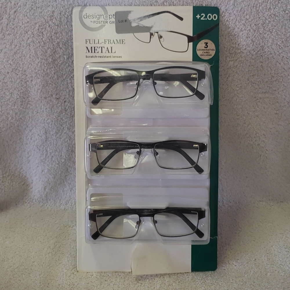 Foster Grant Design Optics Readers +2.00